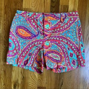Ralph Lauren Orange Paisley Shorts